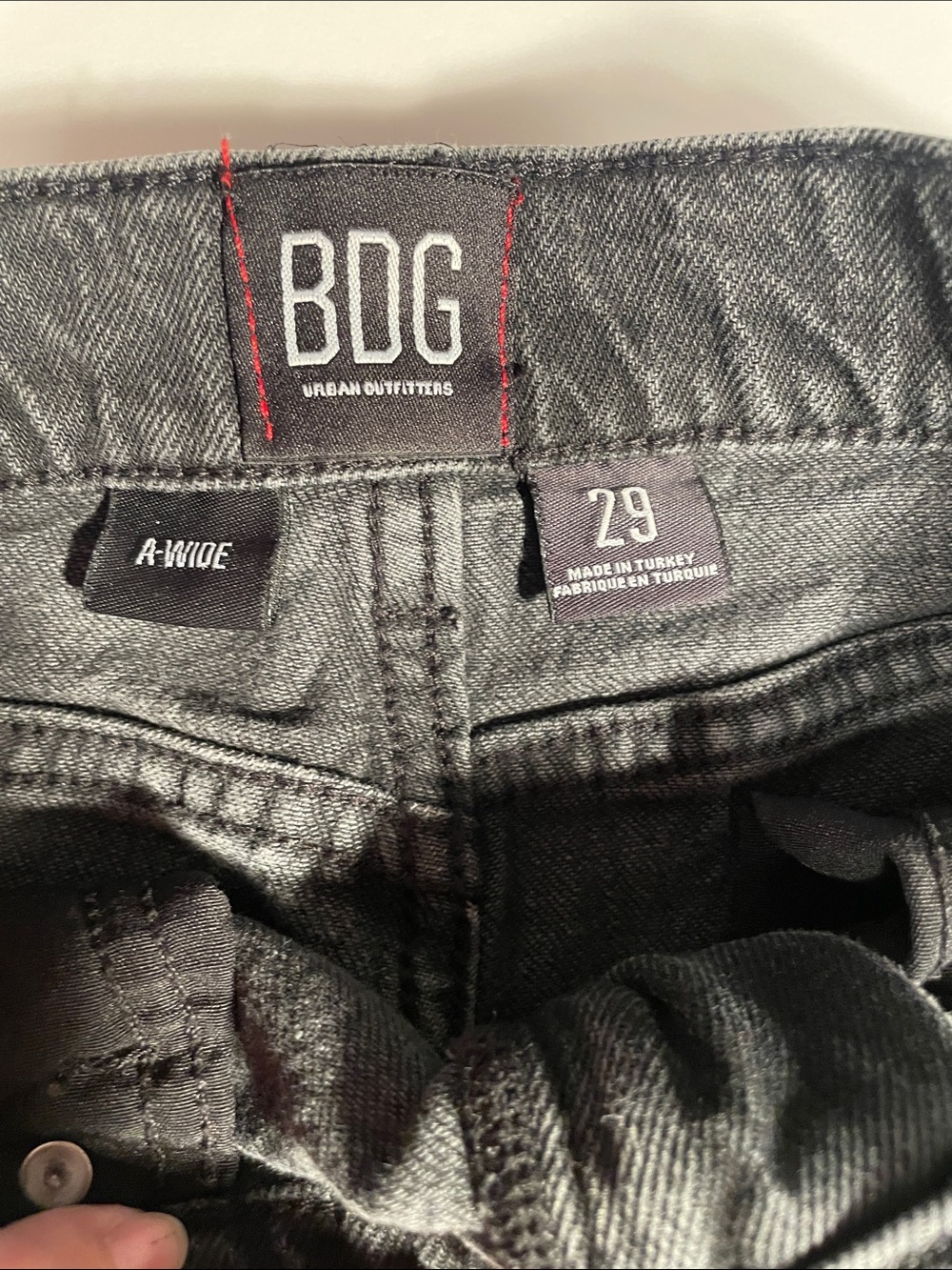 BDG Black A-Wide High-Rise Jeans